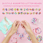 ARTDOT 800 Pieces Assortment Letter Beads - Image 2