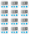 12 Pack Digital Kitchen Timers for Cooking Magnetic Timer for Cooking Loud by AOUCE