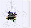 Hygloss 100 Blank Person-Shaped Puzzles – 8.5 x 10.5 Inches – Ideal by HyglossProductsInc