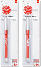 Excel Blades K18 2-Pack Soft Grip Craft Knives, #11 Blades by ExcelBlades