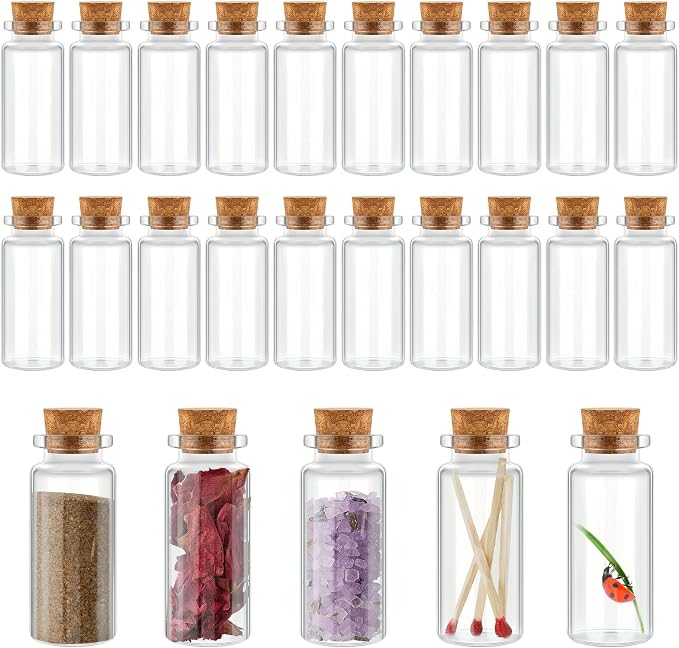 Patelai 12 Pcs Small Glass Jars by Patelai
