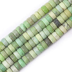 Natural Stone Heishi Beads for Necklace Making, 4 mm x 2 mm Small Flat Round by YUGDRUZY