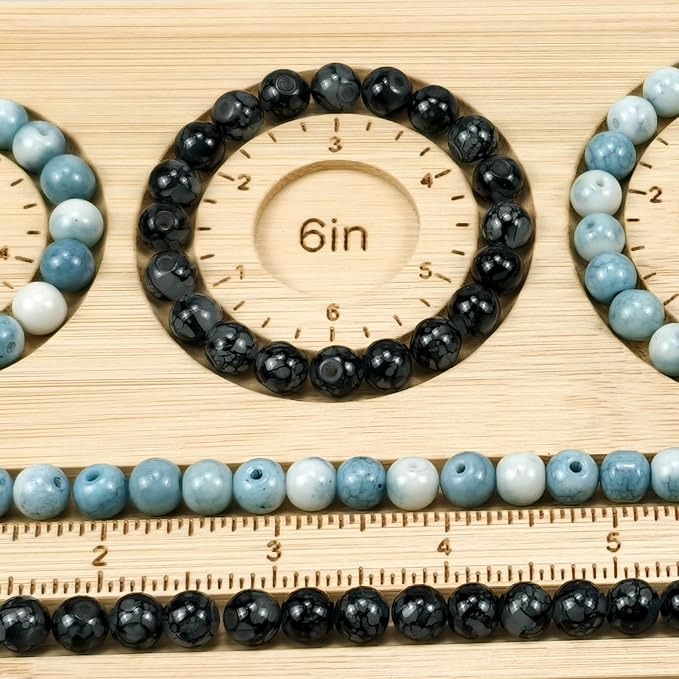 Petoysoso Bead Boards for Jewelry Making, Bamboo Beading Board for Bracelet - Image 5