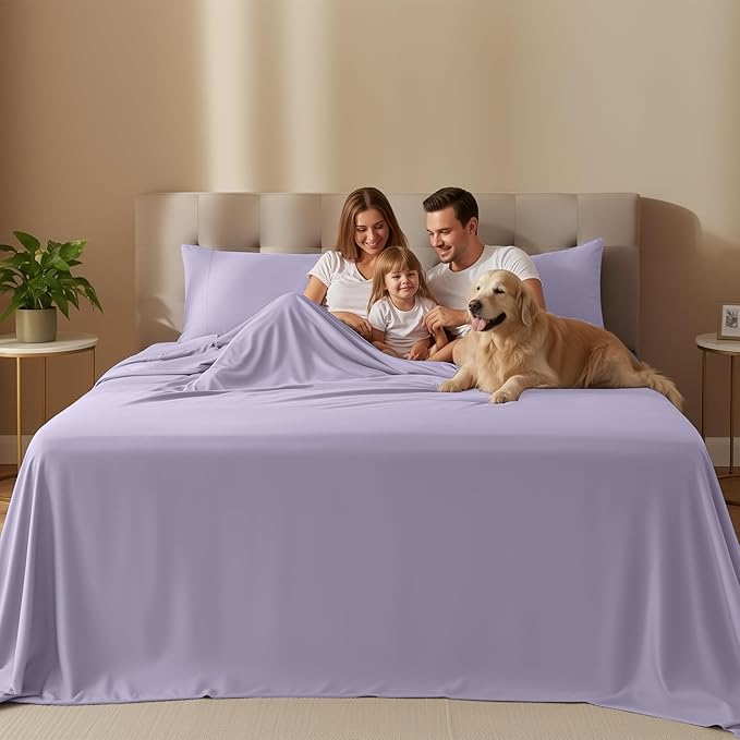 Utopia Bedding Full Size Sheet Set – 4 Piece Bed Sheets, Soft and Breathable - Image 2