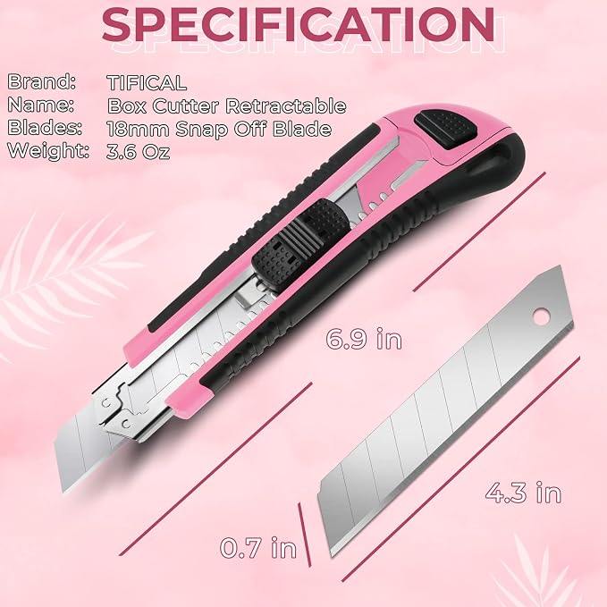 Box Cutter, Box Cutter Retractable Self Loading, Heavy Duty Utility Knife - Image 6