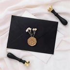 UNIQOOO 3D Embossed Relief Camellia Flowers Wax Seal Stamp - Image 2