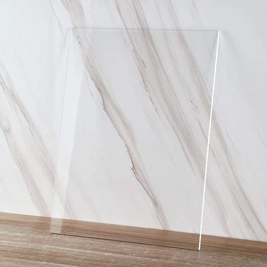 KAITELA Clear Acrylic Sheet 8" x 10" Cast Plexiglass Panel 1/8" Thick - Image 4