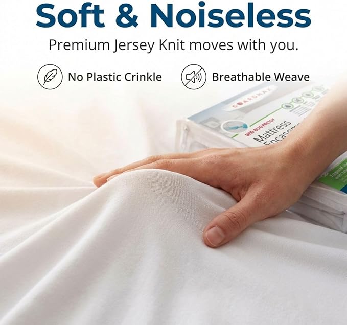 Guardmax Jersey Knitted Full XL Zippered Mattress Encasement - Image 7