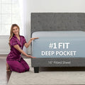 Kids Twin Size Fitted Sheet Only by DeaLuxeBedding