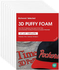 Poolin 10PCS White 3D Embroidery Puffy Foam Richword Selected 6"x8" 3MM by EmbroideryMachine