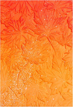 3D Embossing Folder for Card Making Maple Leave Background Plastic Embossing by CYFUNDESIGN