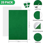 NACHLYNN 20Pcs Self Adhesive Felt Fabric Sheets 7"x11.5" /18x29cm Sticky Back - Image 2