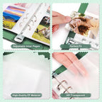 A5 Photocard Holder and Binder, PU Leather 6-Ring Album - Image 3