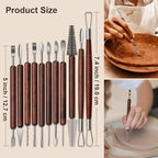 Amrules Clay Tools Kit, Practical Polymer Clay Sculpting Tools Kit, Air Dry - Image 2