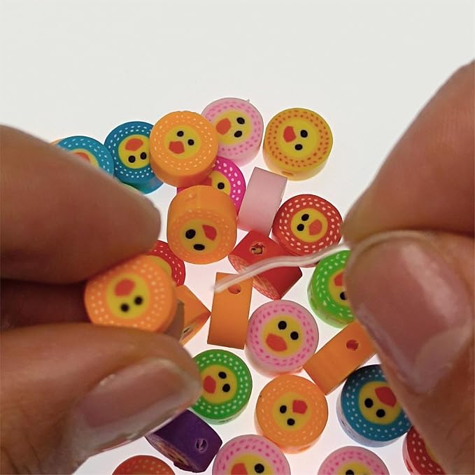 100pcs Duck Polymer Clay Spacer Beads - Image 7