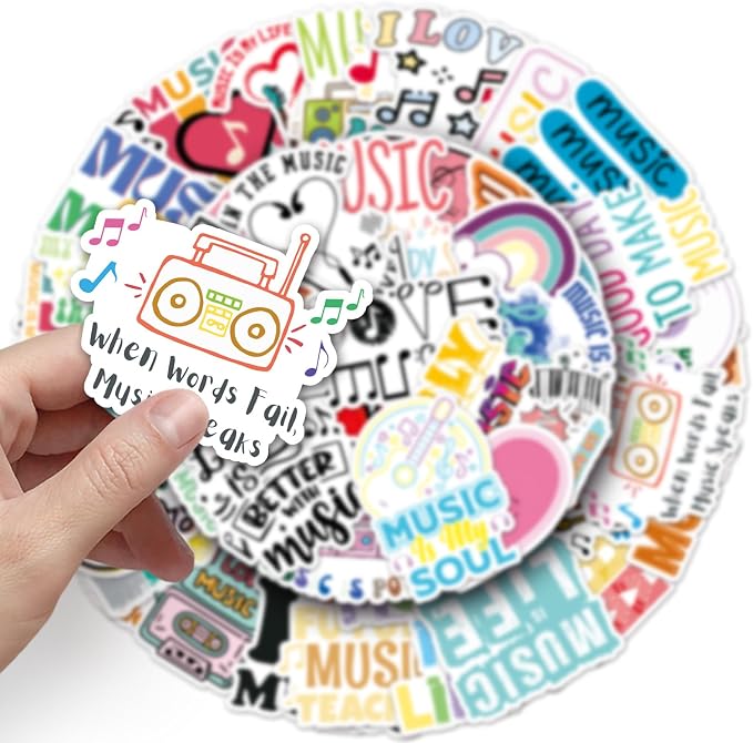 Love Music Inspirational Stickers - Image 2