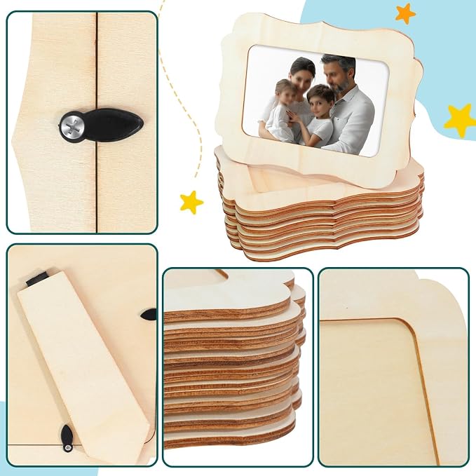 VOKOY 15 Pack Wooden Picture Frames - Image 3