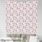 Feelyou Eiffel Tower Upholstery Fabric by The Yard, Romantic French Paris - Image 3