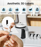 Embossing Label Maker, Vintage Manual Embossed Labeler - Image 4