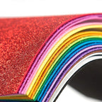 Glitter Paper for Graduation Cap, Sparkly Foam Sheets Father's Day Decor by Mluchee
