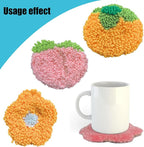 Allazone Punch Needle Coasters Kit, 6 Pattern Embroidery Punch Needle Kits - Image 4