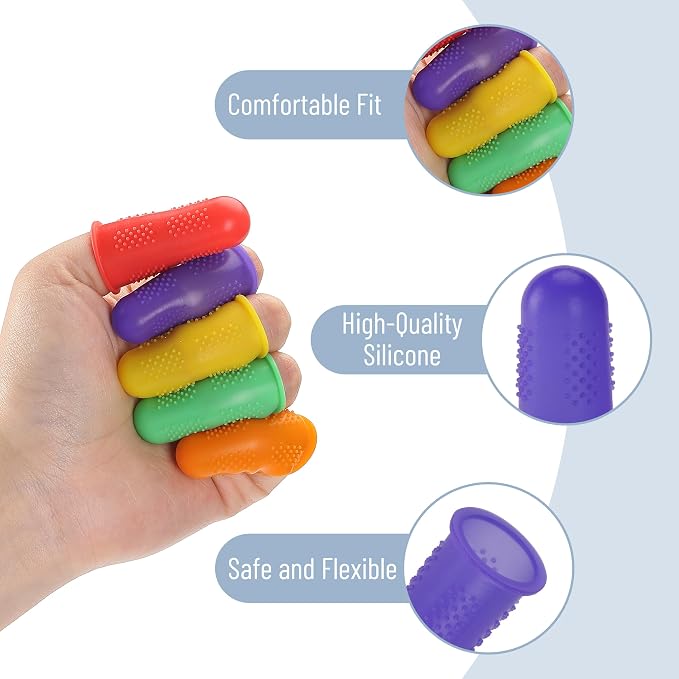 Mr. Pen- Silicone Hot Glue Gun Finger Caps, 3 Sizes | Reusable Silicone Finger - Image 4