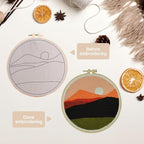 PYHIRRY Punch Needle Kits Adults Beginner Sunset - Image 6