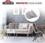 235pcs Gray Felt Furniture Pads X-Protector Huge Quantity of Furniture Pads | - Image 6