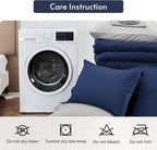 MUXHOMO 7 Pieces Oversized King Comforter Set, Reversible Bed in a Bag - Image 9