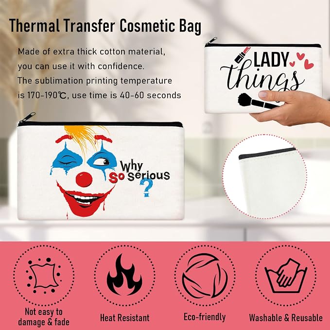Legigo Blank Canvas Bag Zipper Pouch Makeup Bags Bulk - Image 3
