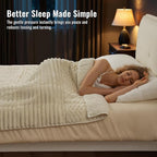Uttermara Weighted Blankets for Adults Queen Size 20lbs, Soft Warm Sherpa - Image 3
