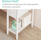 Lufeiya White Small Desk with Drawers - Image 6
