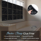 rabbitgoo Total Blackout Window Privacy Film, Sun Light Blocking Privacy Window - Image 5