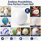 Evershine 2 Pack 8 Inch Craft Foam Ball - Image 4