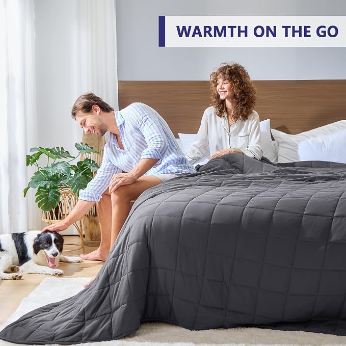 yescool Weighted Blanket for Adults Cooling Heavy Blanket for Sleeping Perfect - Image 4