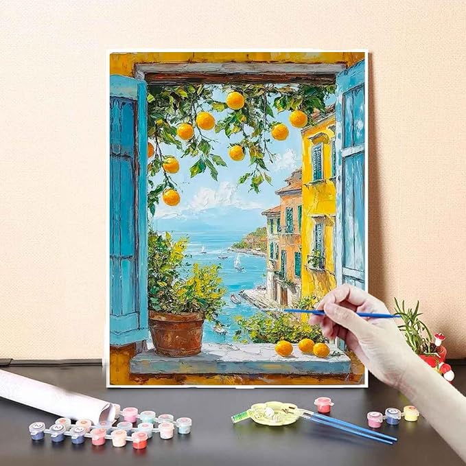 Yunruily Paint by Number Adult Lemon Tree-Adult Paint by Numbers, Paint by - Image 4