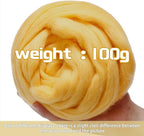 3.53oz Wool Roving, Wool Felting Supplies, Pure Wool, Chunky Yarn, Spinning - Image 2