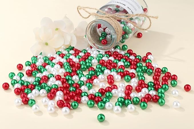 DUQGUHO 8mm Christmas Beads for Jewelry Making - Image 4