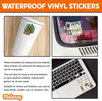 MAIANEY Cute Plant Stickers Pack 15Pcs, Funny Gardening Vinyl Decals - Image 3