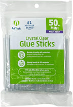 AdTech Mini Hot Glue Sticks, Crystal Clear, Fast & Strong Bonding by AdhesiveTechnologies