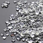 WAYBER Glass Stones, 1Lb/460g Irregular Sea Glass Dercorative Rocks Non-Toxic - Image 2