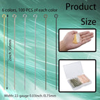 600 Pieces 2 Inch Eye Pins for Jewelry Making DIY, Straight Pins Jewelry Making - Image 2