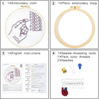 Crafmanoe Easy Hand Embroidery Kits - Image 6