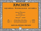 Arches Watercolor Paper Block, 140 pound by ARCHES