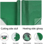 guangyintong Glitter Heat Transfer HTV Vinyl, 12 Rolls 12" x 5ft Glitter Iron - Image 6