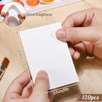 120 Sheets Watercolor Paper Bulk, 140 lb/300 GSM Cold Press Paper White Water - Image 2