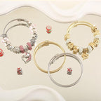 20Pcs Twisted Cable Wire Bracelet Stylish Fine Stainless Steel Open Cuff - Image 3