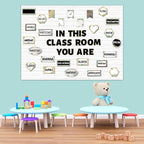 Qyeahkj White Wood Bulletin Board Paper Roll Wood Grain Bulletin Board - Image 7