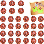 35 Pack Sport Ball Push Pins Basketball Thumb Tacks Mini Cute Basketball by Unknown