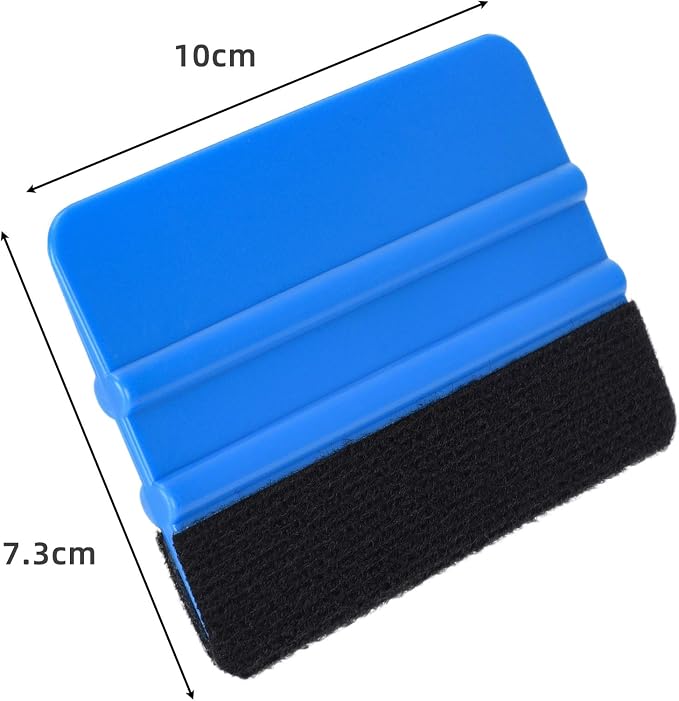Durable Black Felt Edge Vinyl Squeegee Tool 4-Inch | Car Vinyl Film Wrapping - Image 2